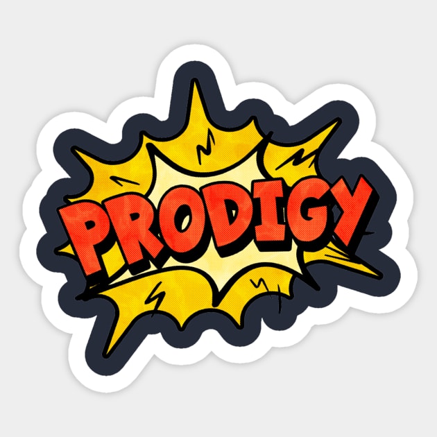 Prodigy Vintage Sticker by Elaia Loelya Art